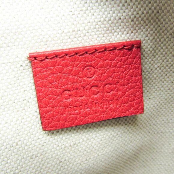 Pre Loved gucci Unisex Red Clutches - Picture 8 of 8